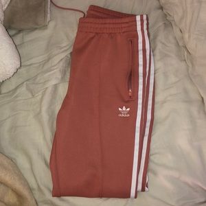 Pink adidas sweats